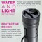 Large Poster Tube - Telescoping Adjustable 31-5/8" to 53-3/4" - Durable 5-1/2" Diameter Storage Tube - Art Poster Carrier Holder & Blueprint Storage Drafting Tube Travel & Protection